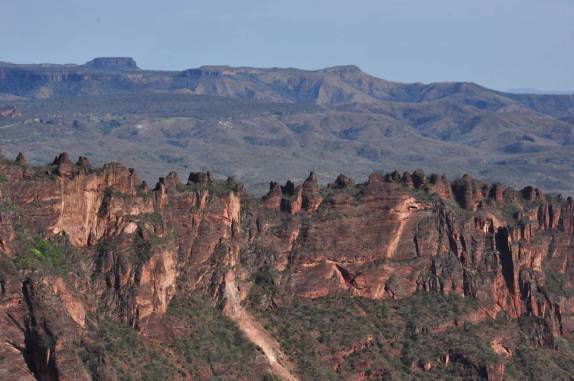 O grandioso cenário da Chapada dos Guimarães na área conhecida como Cidade de Pedra, em Mato Grosso